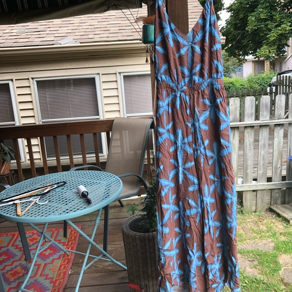 LOFT summer jumpsuit size L - Picture 3 of 5